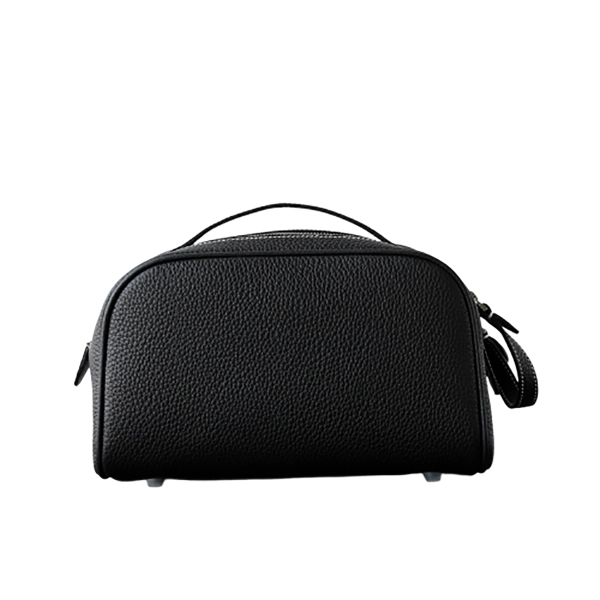 Brown Genuine Leather Handbag Make Up Bag for Women - Image 3