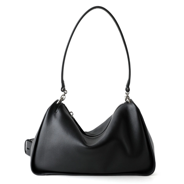 Brown Leather Hobo Shoulder Bag Crossbody Bag - Image 3