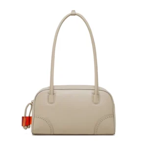 Women's Grey Genuine Leather Shoulder Bags Large Handbags