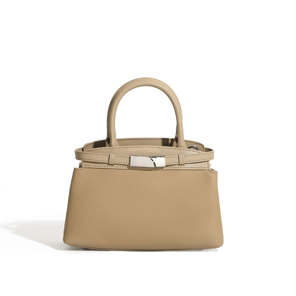 Women's Black Leather Bucket Handbags Square Crossbody Bag - Image 2