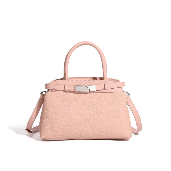 Women's Black Leather Bucket Handbags Square Crossbody Bag - Image 5